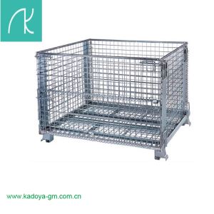 Cage en treillis métallique en acier au carbone avec canal pour chariot élévateur