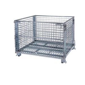 Cage de stockage de rouleau de maille en métal