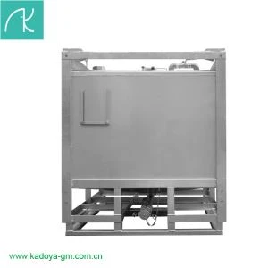 Cuve de stockage d'eau de type rectangle en acier inoxydable